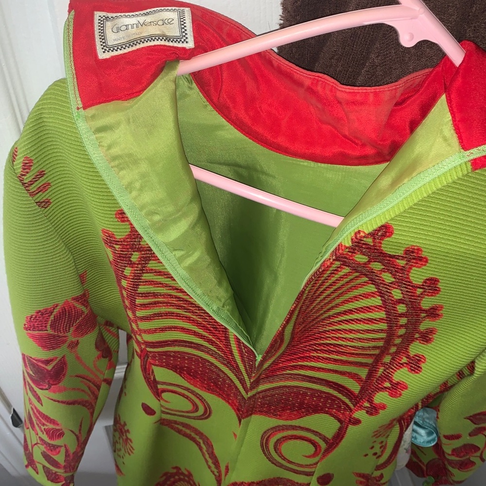 Vintage Versace Long Sleeve Dress/Skirt Size 38 Italian.